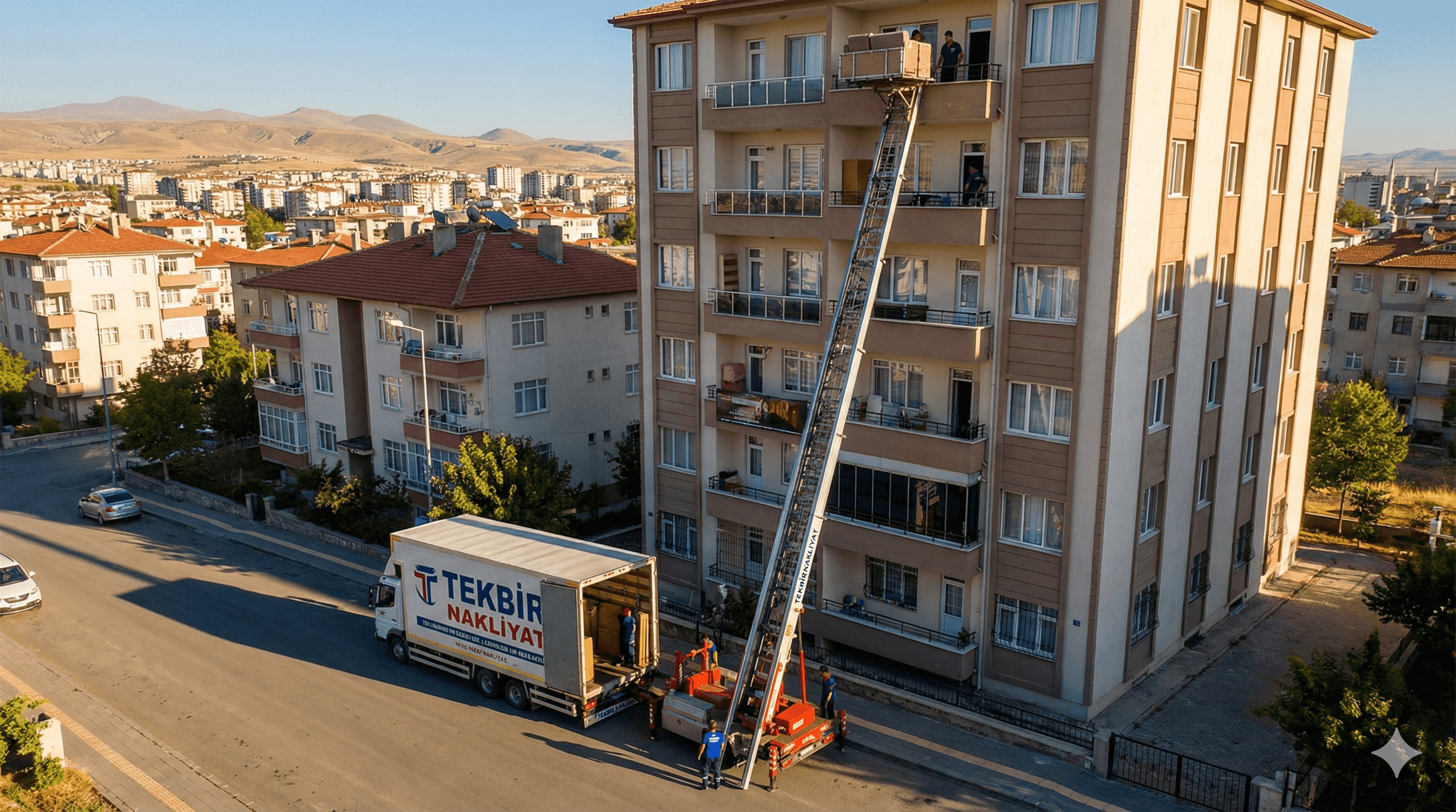 Kayseri asansörlü evden eve nakliyat