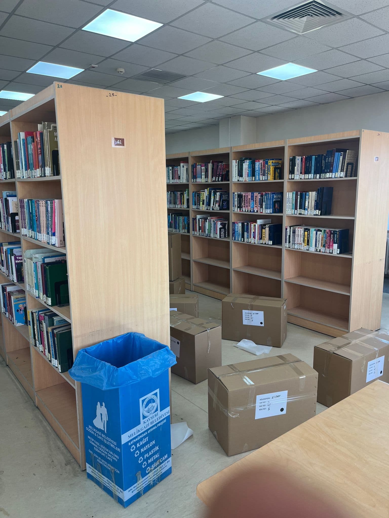 Erciyes Üniversitesi Kütüphane Taşıma - Görsel 14